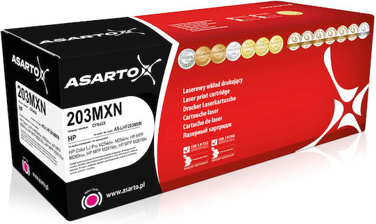 Asarto Toner Cartridge Hp 203mxn Cf543x 2500 Pp Magenta
