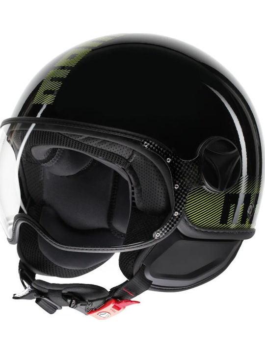 MomoDesign FGTR Classic Stripes Glossy Black/Ye...
