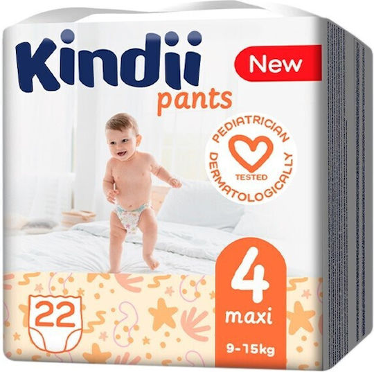 Kindii Diaper Pants No. 4 for 9-15kg 22pcs