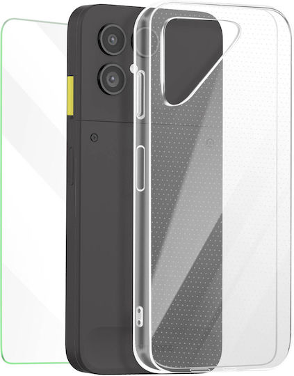 Mayaxess 2-in-1 Protection Pack Case + Tempered Glass Fairphone 6 Sienna
