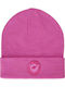 Kids Beanie Knitted Pink