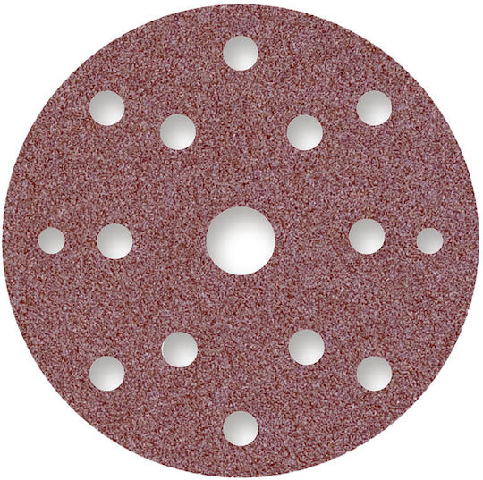 Sandpapers Menzer Red Fi 150 K240 15 Holes Grinders 50 Pieces Pack