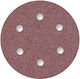 Sandpaper Menzer Red Fi 150 K24 6 Holes Grinders 25 Pcs Pack
