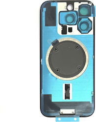 Battery Door Cover for Camera Lens White for iPhone 16 Pro Battery Door Cover for Camera Lens White for iPhone 16 Pro