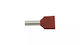 Insulated Sleeve Tip Hi 2x1,5/8 Red E08kh-02020105121 100pcs