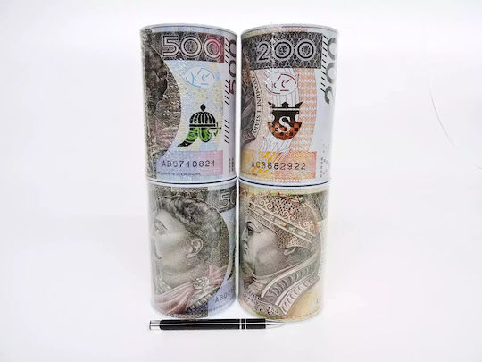 Adar Piggy Bank Metal Currency Pln 500501 Price Per 1 Piece