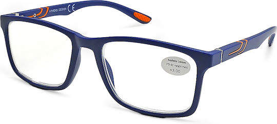 Optosquad Reading Glasses +4.50 in Blue color WG8710-1
