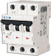 3P Z 0.5A 15kA AC Phase Panel Switch Z0.5/3 278918