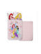 Disney Princess Kinderbettbezug Einzel Rosa 140x200cm