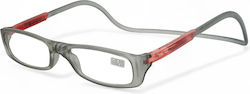 Optosquad Lesebrille +2.50 mit Magnet in Gray Farbe A009-4