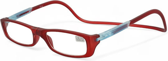 Optosquad Ochelari de citit +1.50 cu magnet în culoarea Roșu A009-2
