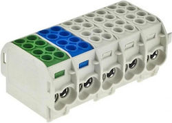 Pieciopoly Klemmenblock Zgx 5x 1x25/2x16 Mm2 Grau Ene-00511