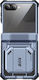 I-blason Case Galaxy Z Flip 7 Armorbox Model Tempered Glass Belt Clip Blue