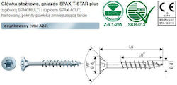 Spax Βίδα Γαλβανιζέ Spax Βίδα Γαλβανιζέ