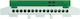 15 Track Green Rail Terminal Strip Th35 Ip20 E.4173