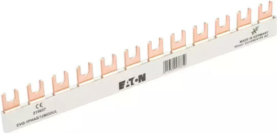 Șină De Conexiune 1P 63A 10mm2 Tip Furcă 12 Module EVG-1PHAS/12MODUL 215637