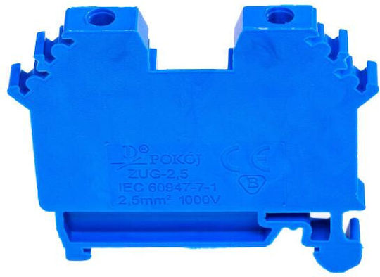Rail Connector 0 5-2,5 Mm2 Blau Zug-2 5 A11-a136