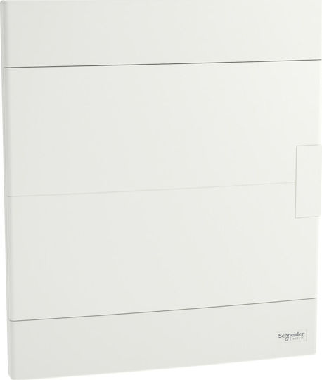 Modular Switchgear 2x12 Flush Mounted IP40 Easy9 EZ9EU-2-12-PT-P Door White EZ9EUB212