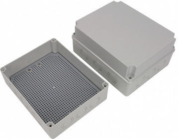 Elektro-plast Surface-mounted Hermetic Can Pmt4 Plate 248x198x86mm Ip44 Grey Ph-4a.1 P 28.411