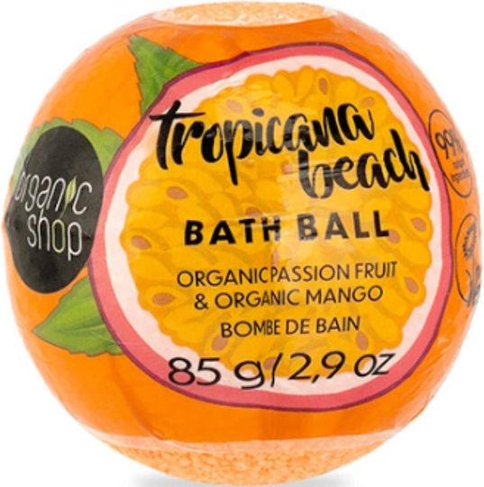 Natura Siberica Natura Siberica Organic Shop Tropicana Beach Organic Passion Fruit & Mango Bath Ball-άλατα Μπάνιου Τροπικά Φρούτα & Φρούτα Του Πάθους 85gr