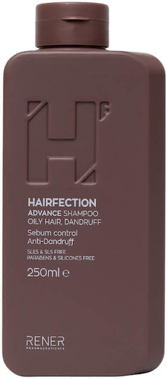 Hairfection Advanced Shampoo Oily Hair Dandruff Σαμπουάν κατά της Πιτυρίδας & της Λιπαρότητας 250ml