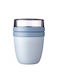 Mepal Plastic Lunch Box Blue
