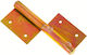 Galvanized Door Hinge 140mm Right