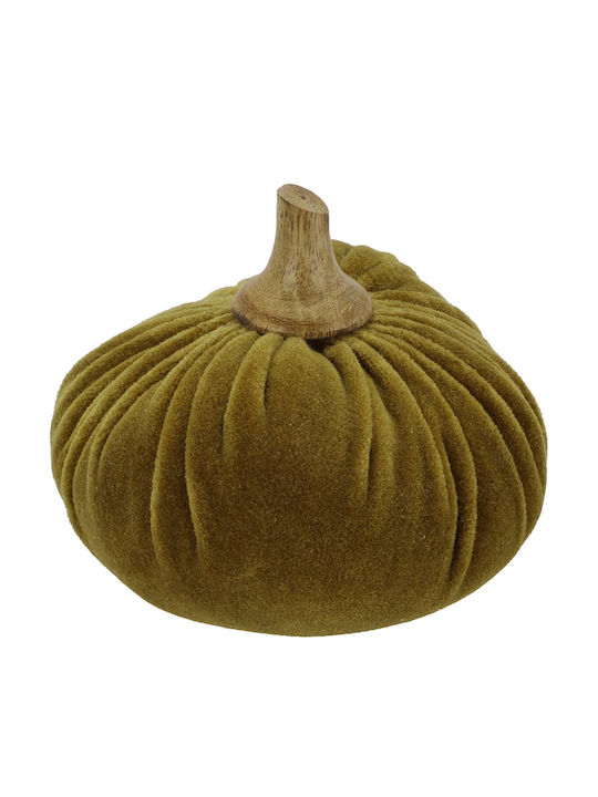 Home&Styling Collection Weihnachtliche Stoff Figur Kürbis Orange Höhe 11cm