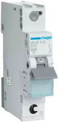 Mcb Power Switch Icn=6000a 1p C 10a Quickconnect Mcs110