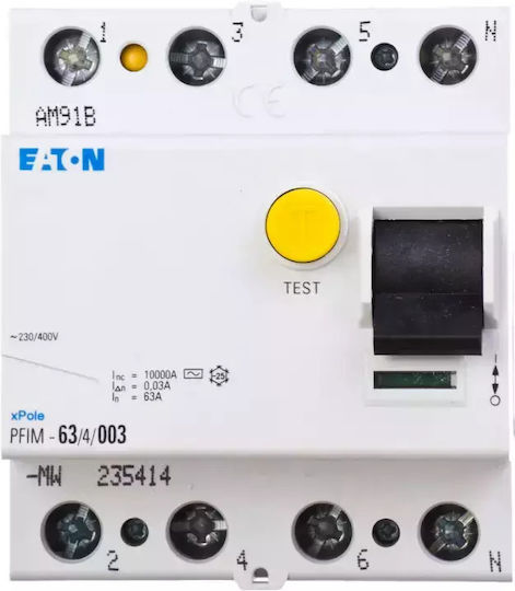 Difficult Switch 4p 63a 0,03a Type Ac Pfim-63 4 003-mw 235414