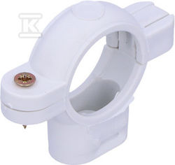 Pipe Clamp 32 White Sanit.onnline