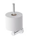 Duravit Επιτοίχια Χαρτοθήκη Μεταλλική Ασημί