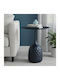 Round Side Table Waini Metal Black Shade L39xW39xH60cm.