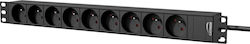 Caymon PSR109F/B Πολύπριζο Rack