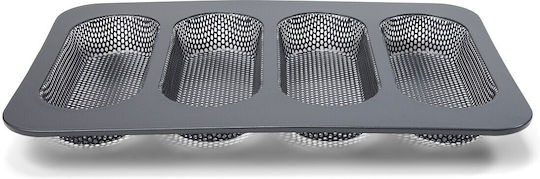Patisse Baking Pan Hot Dog Bun Mold 34x23cm