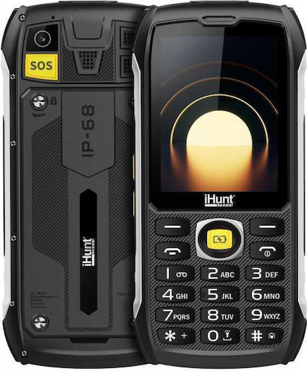 iHunt Titan Survivor 4G Dual SIM Мобилен Телефон с Бутони Черен