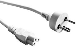 Roline IEC C5 - IEC C5 Cablu 1.8m Alb (30.08.9024)