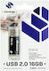 Storange 16GB USB 2.0 Stick Μαύρο