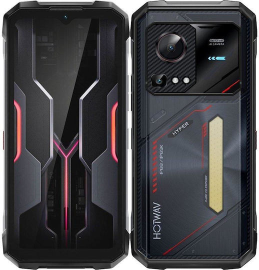Hotwav Hyper 7S 5G Dual-SIM (4GB/256GB) Widerstandsfähig Smartphone Schwarz