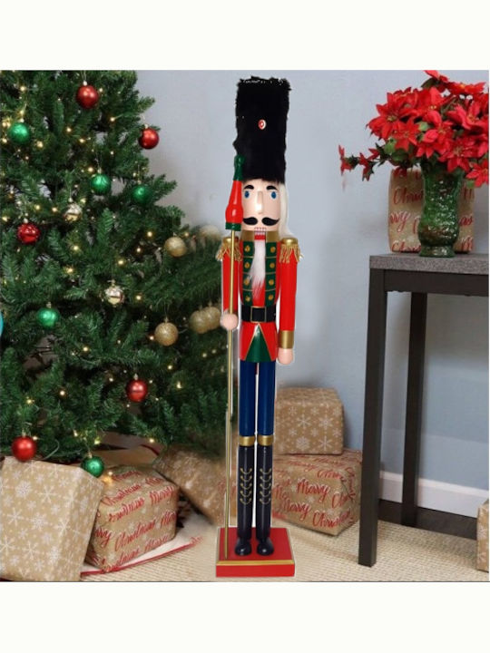 ForAll Wooden Christmas Nutcracker 120cm Red