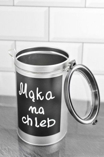 Kesper Κουτί Γενικής Χρήσης με Αεροστεγές Καπάκι Μεταλλικό Διάφανο 900ml