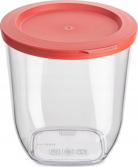 Koziol Koziol Allgemeine Verwendung Glas mit Luftdichtem Deckel Kunststoff 1000ml 1 Stück