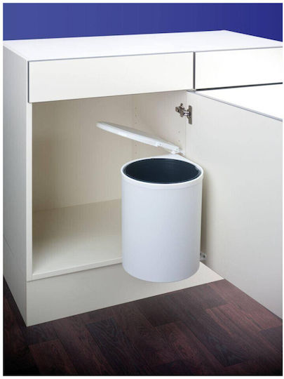 Wesco Kunststoff Weißer Mülleimer 13lt