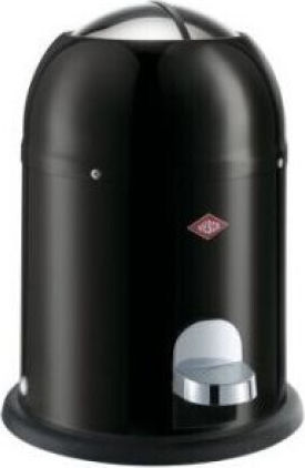 Wesco Wesco Mini Master Mülleimer Kunststoff mit Pedal Schwarz 6lt