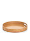 Zeller Bamboo Round Serving Tray made of Bamboo 38x38cm 1pcs