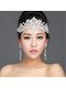 Bridal Accessories Headpiece Forehead Crystals Silver Gold or Rose Gold Bride Wedding Myrto