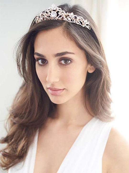 Impressive Wedding Tiara Gold Rose Gold or Silver Simone