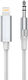 Ldnio 3.5mm to Lightning Cable Ασημί 1m