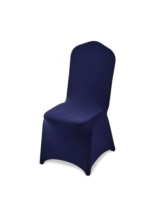 Vevor Ελαστικό Κάλυμμα Καρέκλας Μπλε Ναυτικό 51x45cm 50τμχ