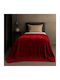 Astron Italy Velvet Blanket Single 150x220cm Red